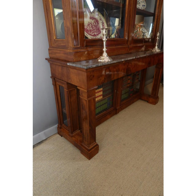 Wood Display Cabinet in Mahogany For Sale - Image 7 of 12