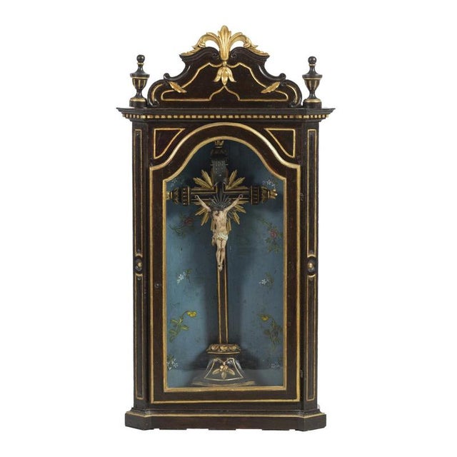 Sacred Art Oratory of Quenn Mary 19th Century For Sale - Image 6 of 6