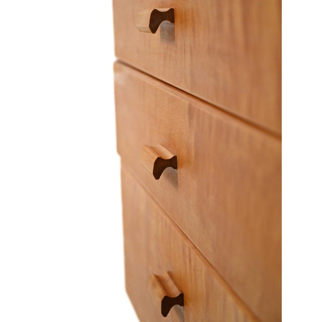 Wood Vintage Scandinavian Birch Chest of Drawers, 1960s For Sale - Image 7 of 9