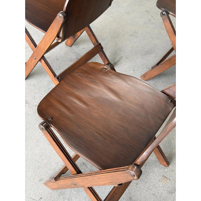 1940s Folding Chairs by American Seating Company For Sale - Image 12 of 12