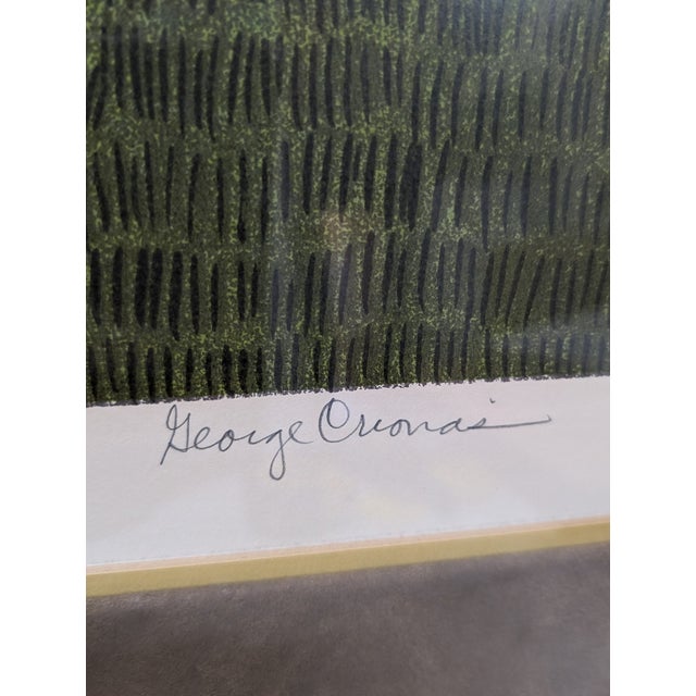 Massive original Artist Proof of "Central Park Tycoon" by George Crionas. Pencil signed by the artist.