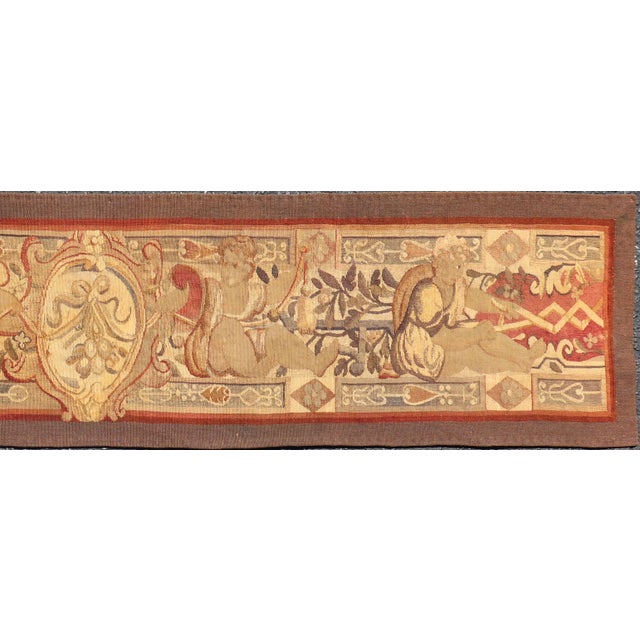 Antique French Fine Weave Tapestry in Excellent Condition For Sale - Image 9 of 12