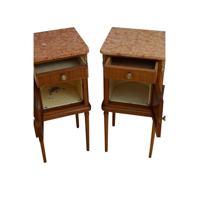 Mahogany Bedside Tables, 1900, Set of 2 For Sale - Image 4 of 14