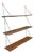 Small Vintage String Shelf in Wood, 1960s For Sale