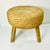 Mid-Century Boho Chic Coastal Hollywood Regency Woven Jute 3-Leg Low Stool. For Sale - Image 6 of 11