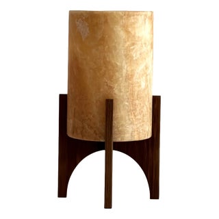 Comet No. 0202 Hand-Carved Alabaster Table Lamp by Material Lights For Sale