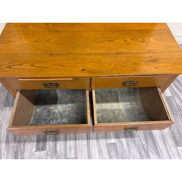Antique Victorian Possum Belly Baker’s Cabinet With Eagle Crest For Sale - Image 9 of 18