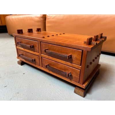 Wood Birdie Miller Jewelry Box, Mahogany & Walnut, Modern Design, USA For Sale - Image 7 of 16