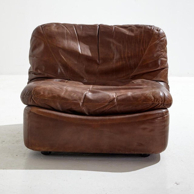 Modular Leather Sofa Set from Dreipunkt, 1970s, Set of 3 For Sale - Image 12 of 12