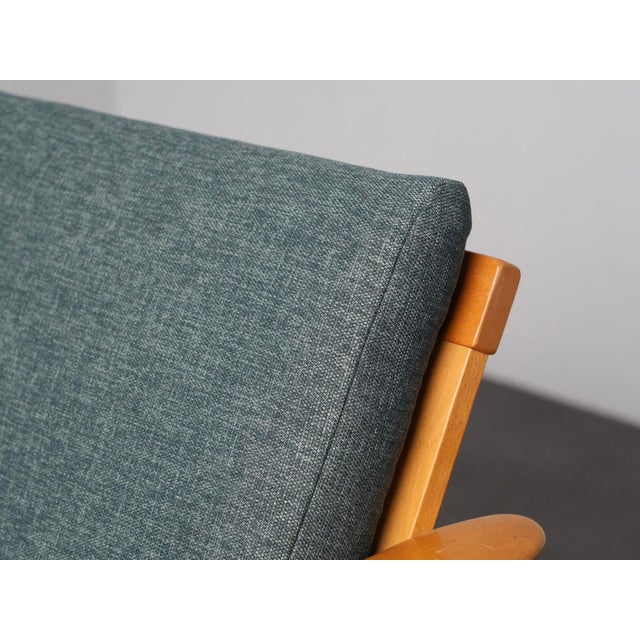 Beige Scandinavian Modern Lounge Chair, Denmark, 1970s For Sale - Image 8 of 10