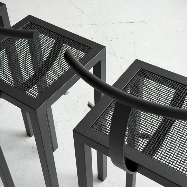 1980s Sarapis Bar Stools Attributed to Phillippe Starck for Driade For Sale In Chicago - Image 6 of 7