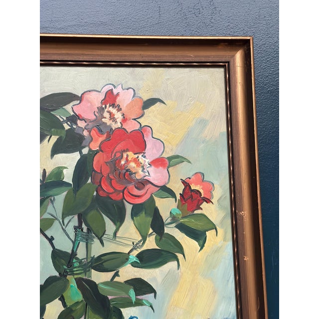 G. Källbom, Flower Motif in Pot, 1960s, Oil on Panel, Framed For Sale - Image 9 of 18