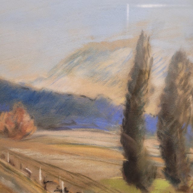 French School Artist, Vineyard in Provence, Early 20th Century, Pastel on Paper, Framed For Sale - Image 11 of 18