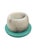 Mid 20th Century Multicolored Alabaster Candlestick Holder, Pair For Sale - Image 4 of 10