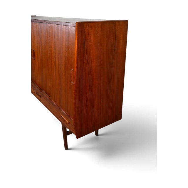 1970s Westergaards Møbelfabrik Danish Teak Highboard For Sale - Image 14 of 15