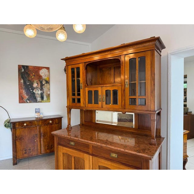 Art Nouveau Topped Kitchen Cabinet, 1920s For Sale - Image 11 of 15