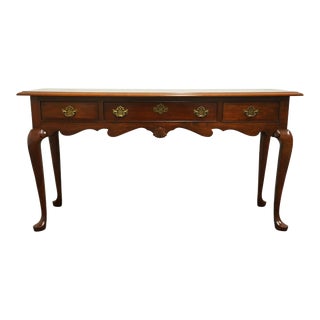 Pennsylvania House Solid Cherry Traditional Style 52" Accent Sofa / Entry Table 11-1889 For Sale