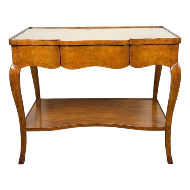 Dennis & Leen French Country Fruitwood Side Table Nightstand For Sale