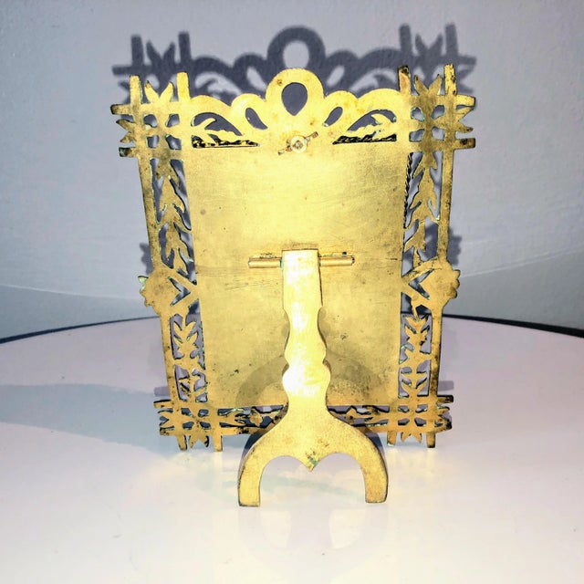 Late 19th Century Anton Boehm Brass Frame en Wien For Sale In San Diego - Image 6 of 8