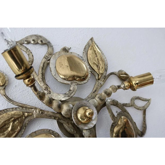 1980s Hollywood Regency Brass Wall Lamp from Hans Möller, 1980s For Sale - Image 5 of 9