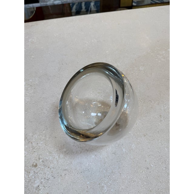 Sculptural Italian Murano Glass Orb Vase, 1970s For Sale In Los Angeles - Image 6 of 6