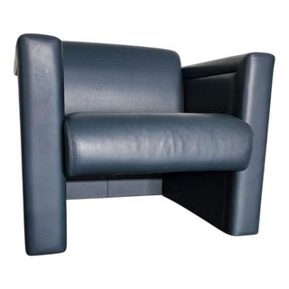 Leather Chairs by Trix and Robert Haussmann for Knoll, Set of 2 For Sale