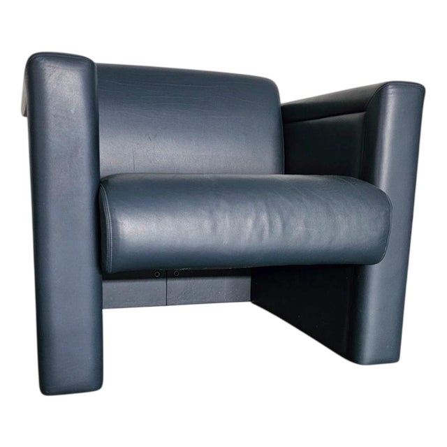 Leather Chairs by Trix and Robert Haussmann for Knoll, Set of 2 For Sale