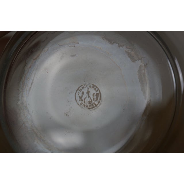 Transparent Vintage Baccarat France Clear Crystal Wine Whiskey Liquor Decanter Bottle For Sale - Image 8 of 12