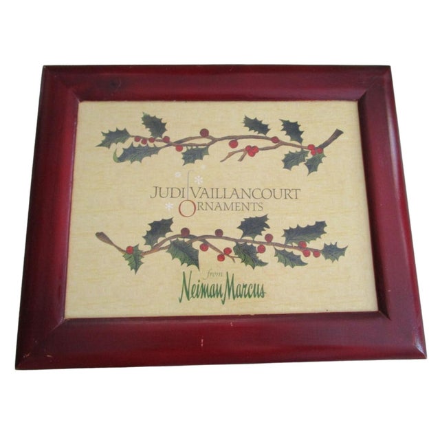 Vintage 2001 Judi Vaillancourt Folk Art Ornaments by Possible Dreams for Neiman Marcus. Hand painted chalkware ornaments....