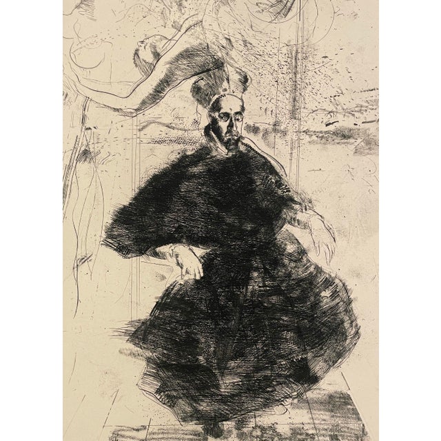 William Joseph Patterson (born 1941) "After El Greco" etching on paper, pencil signed and marked as an AP. A native of...