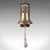 This is a vintage school dinner bell. An English, brass and mahogany mounted playground ringer, dating to the mid 20th...