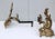 Brass 1950s French Brass Andirons - A Pair For Sale - Image 8 of 13