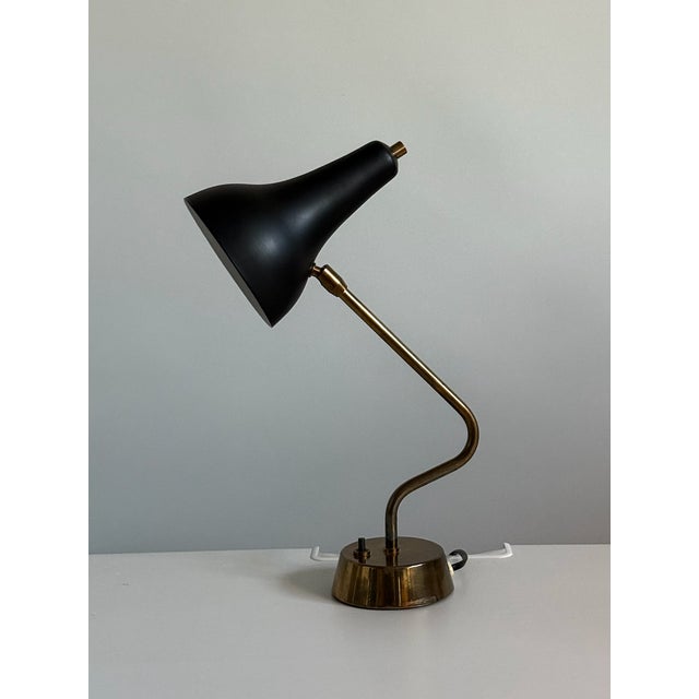 Swedish Table Lamp from Asea, 1940s, in Very Good conditions. Designed 1920 to 1949 This piece has an attribution mark, I...