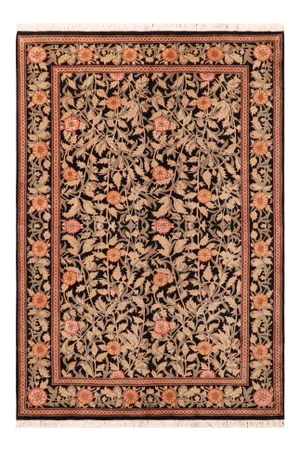 1980s Art Nouveau William Morris Wool Area Rug - 5'11" X 8'11"