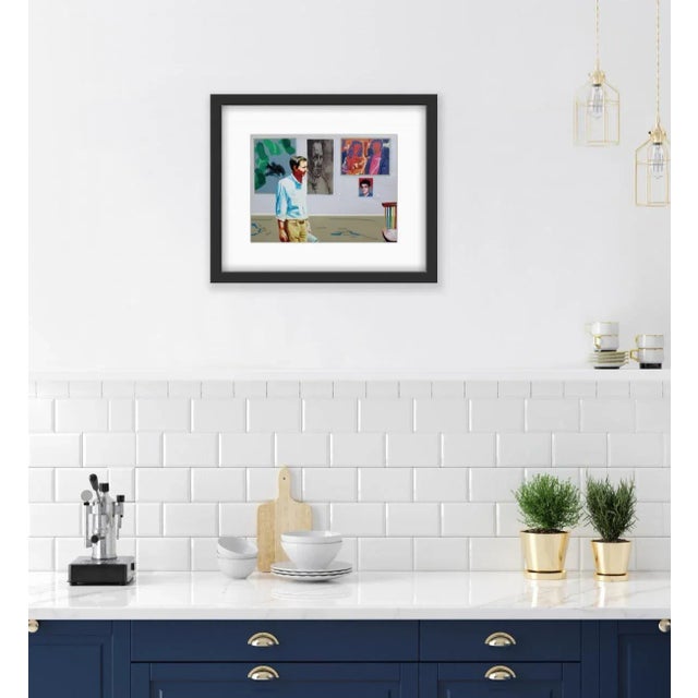 Marek Sapetto, At an Exhibition, Digital Print For Sale - Image 7 of 8