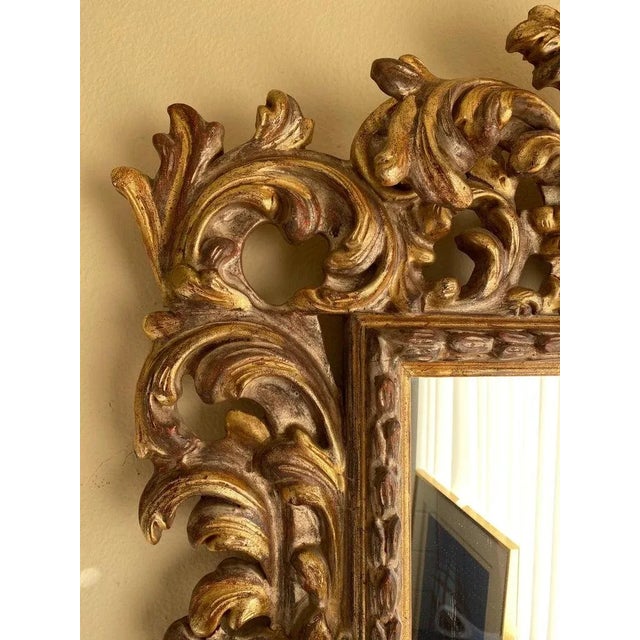 1970s 1970s Rococo Giltwood Mirror For Sale - Image 5 of 13