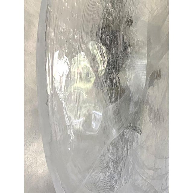 Italian Venied-White Alabastro Disc Murano Glass Wall Sconce by Simoeng For Sale - Image 6 of 9