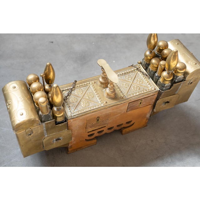 Turkish Shoe Polisher in Brass, 1970s For Sale - Image 3 of 18
