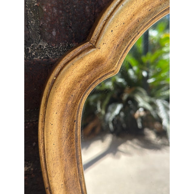 Chinoiserie Stunning Vintage Drexel Gilt Wood Wall Mirrors – Elegant Home Decor for Timeless Style - Newly Painted and Hand Gilt - A Pair For Sale - Image 3 of 11