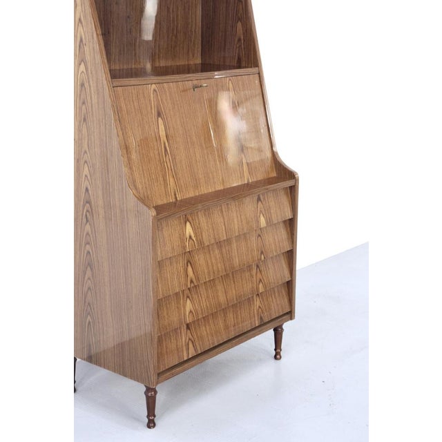 Scandinavian Secretaire in Teak, 1960s For Sale - Image 9 of 11
