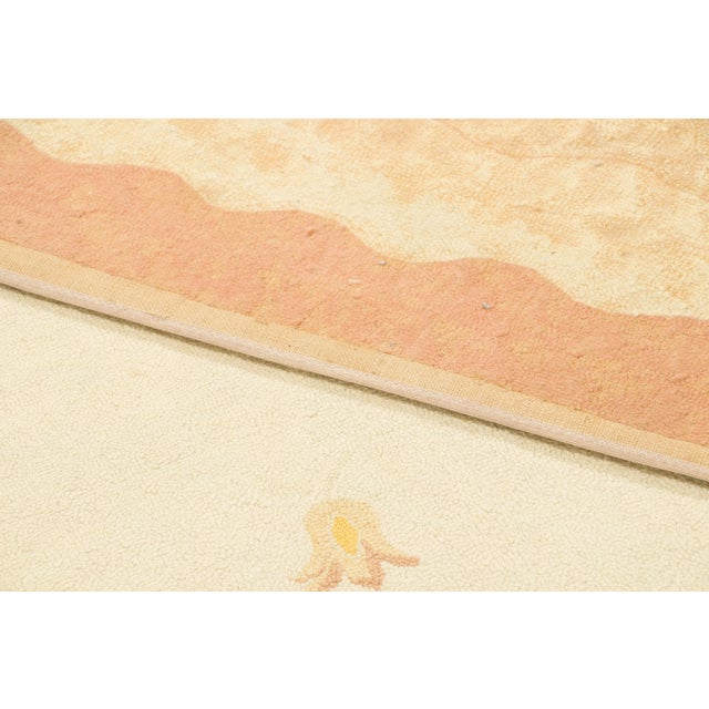 Textile Oversized Vintage Hooked Floral Wool Rug by Rug & Kilim, 1950-1959 For Sale - Image 7 of 9