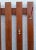 Teak Wall Rack with Brass & Colored Plastic Hooks, 1970s For Sale - Image 4 of 5