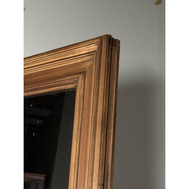Brown 19th Century Belgian Full-Length Mirror For Sale - Image 8 of 18
