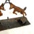 Farmhouse Antique Hand Forged Cast Iron Fighting Deer Stags For Sale - Image 3 of 6