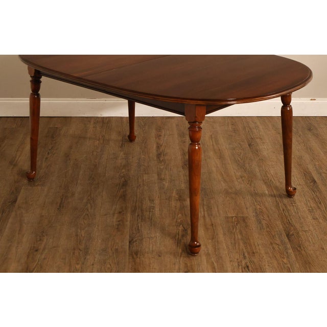 Ethan Allen Georgian Court Vintage Traditional Cherry Dining Table For Sale - Image 10 of 18