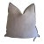 Stone Washed French Linen Accent Pillow in Ecorce With Insert For Sale
