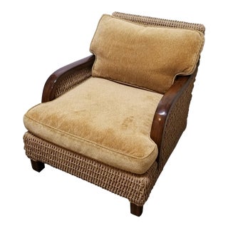Ralph Lauren Coastal Brutalist Barrymore Chair For Sale