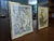 Vintage Mid-Century Pastel Florals & Brass Gallery Framed Art Prints — A Pair For Sale - Image 4 of 6