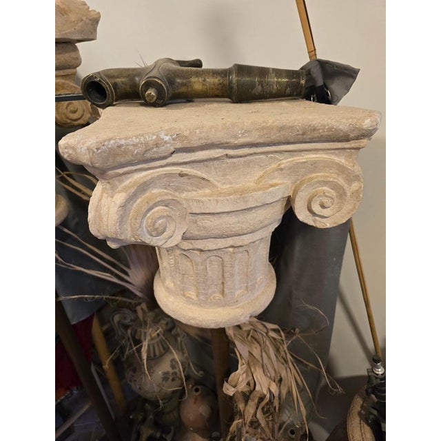 Romanesque Decorative Capitals in Terracotta, 1950s For Sale - Image 6 of 11