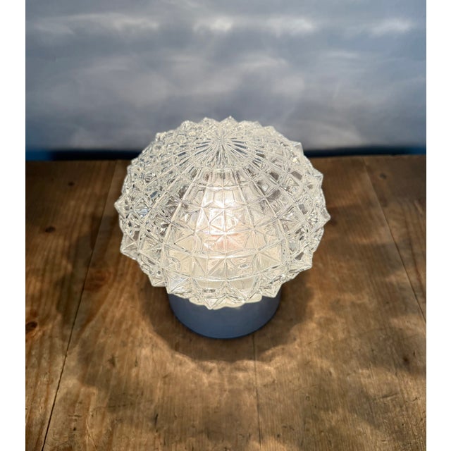 Vintage White Porcelain Ceiling Light, 1970s For Sale - Image 12 of 14